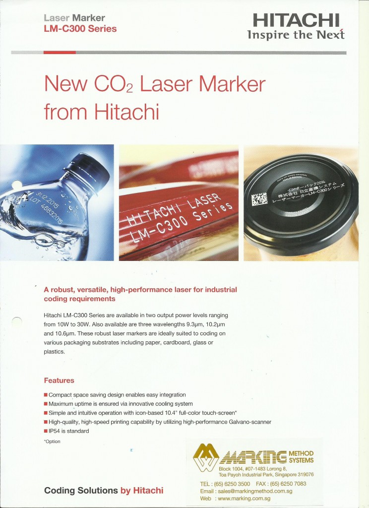 Hitachi CO2 Laser Marker LM-C300 Series0001